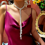 Vintage Baroque Pearl Choker Necklace