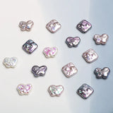 Baroque Butterfly Diamond Shell Pearl Earrings DIY Jewelry