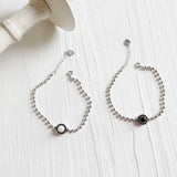 Sterling Silver Freshwater Pearl & Agate Bracelet for Women