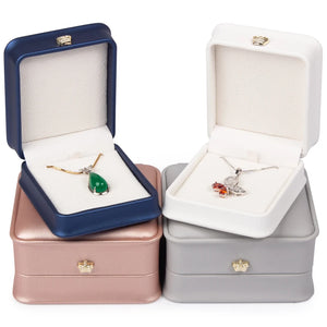 Retro Plane PU Leather Jewelry Packaging Box