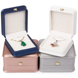 Retro Plane PU Leather Jewelry Packaging Box