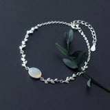 925 Silver Moonstone Bracelet for Women Wedding