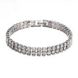 Micro-inlaid Zircon Tennis Hand Chain European American Bracelet