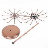 Retro Bracelet Necklace Hanger Round Jewelry Rotating Rack Display Organizer