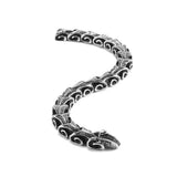 Dragon Shape Wristband Gothic Bracelet Waterproof Stainless Steel Jewelry