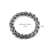 Dragon Shape Wristband Gothic Bracelet Waterproof Stainless Steel Jewelry