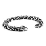 Dragon Shape Wristband Gothic Bracelet Waterproof Stainless Steel Jewelry
