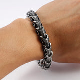 Dragon Shape Wristband Gothic Bracelet Waterproof Stainless Steel Jewelry