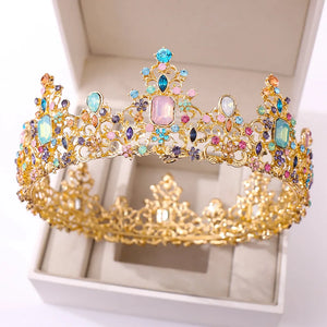 Large Crown Baroque Wedding Hair Accessory