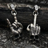 Skull Pendant Necklace Biker Rock Punk Jewelry Antique Chain Boyfriend Gift