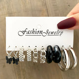 Butterfly Mesh Hoop Earrings Set Dripping Oil Pendant Earring Party Jewelry