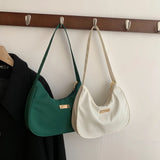 Retro Casual Totes Shoulder Bag Nylon Chain Handbags for Women