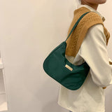 Retro Casual Totes Shoulder Bag Nylon Chain Handbags for Women