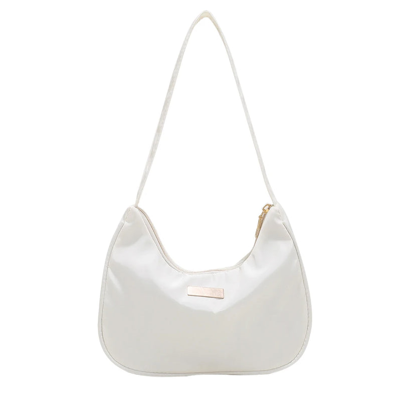 Retro Casual Totes Shoulder Bag Nylon Chain Handbags for Women