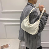 Retro Casual Totes Shoulder Bag Nylon Chain Handbags for Women