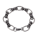 Retro Chain Link Men Bracelet Punk Rock Stainless Steel Bangles