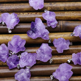 Amethyst Birthstone Pendant Raw Crystal Reiki Healing
