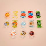 Childlike Candy Glass Bead Pendant Collection for DIY Earrings