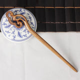 Chinese Style Sandalwood Hairpins for Women Girls Hanfu Dress