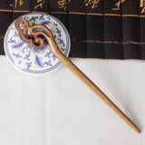 Chinese Style Sandalwood Hairpins for Women Girls Hanfu Dress