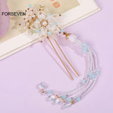 Pearl Hair Sticks Forks Plated Hair Pins and Clips