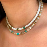 Retro Shell Turquoise Necklace Mix and Match