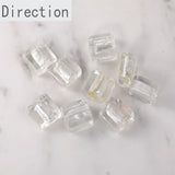 Retro Colored Glass Beads Straight Hole DIY Earrings Necklace Bracelet