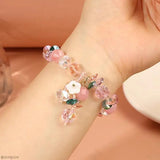 Colorful Crystal Beaded Bracelet Women Jewelry Girls