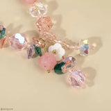 Colorful Crystal Beaded Bracelet Women Jewelry Girls