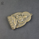 Copper Guanyin Buddha Tag Pendant for Blessing Keychains