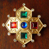 Vintage Gem Rhinestone Brooch