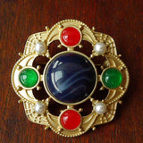 Vintage Gem Rhinestone Brooch
