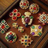 Vintage Gem Rhinestone Brooch