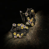 Geometric Zircon 925 Silver Earrings