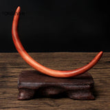 Hand Carved Wooden Moon Hair Forks for Women - Hair Styling Accessories