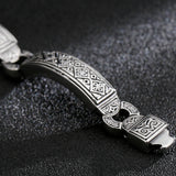 Retro Cross Men Bracelet Heavy Metal Stainless Steel