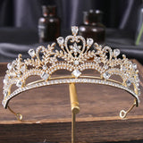 Retro Crown Tiara Baroque Crown Performance Hair Accessories