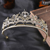 Retro Crown Tiara Baroque Crown Performance Hair Accessories