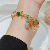Natural Stone Bracelets Women Jewelry Retro Crystal Ethnic Style