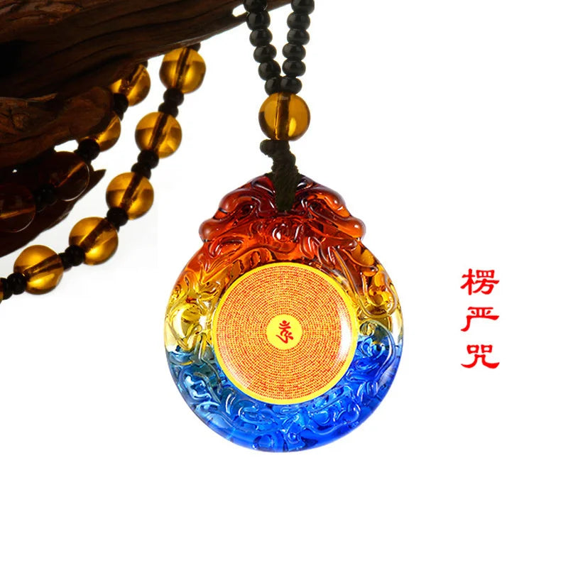 Crystal Water Drop Pendant Sweater Chain Necklace for Women Men