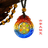 Crystal Water Drop Pendant Sweater Chain Necklace for Women Men