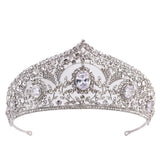 Retro Crystal Wedding Tiara Evening Hairband