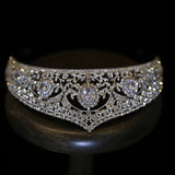 Retro Crystal Wedding Tiara Evening Hairband