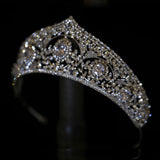 Retro Crystal Wedding Tiara Evening Hairband