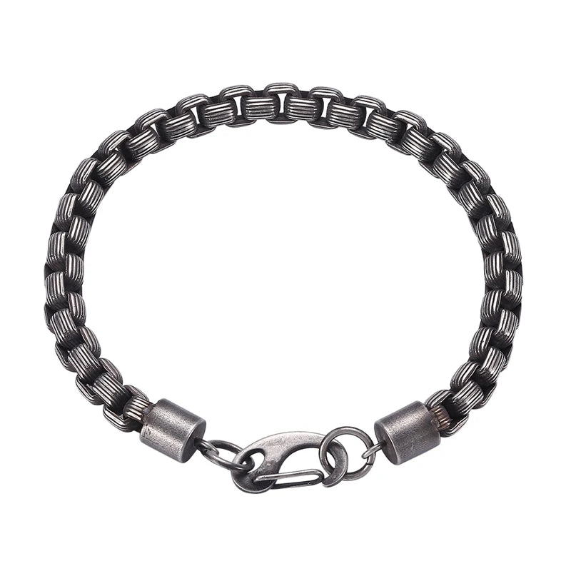 Cuban Link Chain Stainless Steel Bracelet Men Punk Jewelry GS0070