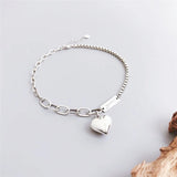 Retro Romantic Sweetness Silver Bracelet for Women