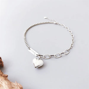 Retro Romantic Sweetness Silver Bracelet for Women