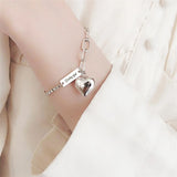 Retro Romantic Sweetness Silver Bracelet for Women