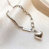 Retro Romantic Sweetness Silver Bracelet for Women