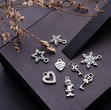Alloy Plating Ancient Silver Small Pendant Mixed 150g